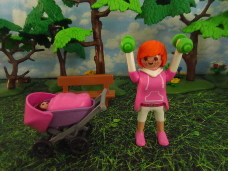 It's Springtime in Eastgate Park for the Playmobil people in our house...