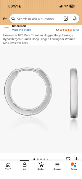 Hypoallergenic earrings