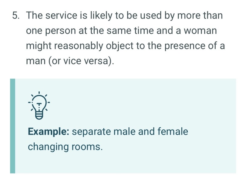 Next changing rooms- how should I respond?