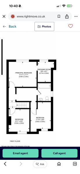 Reconfiguration to make fourth bedroom?
