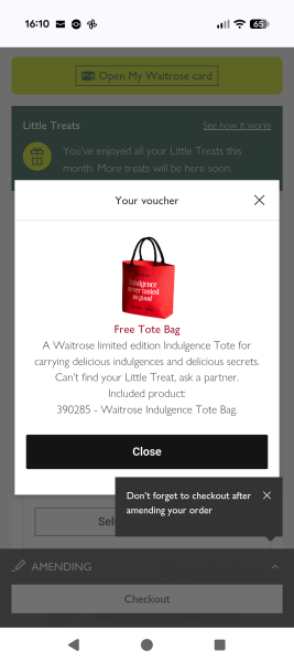 Has anyone had any Little Treats from Waitrose yet?