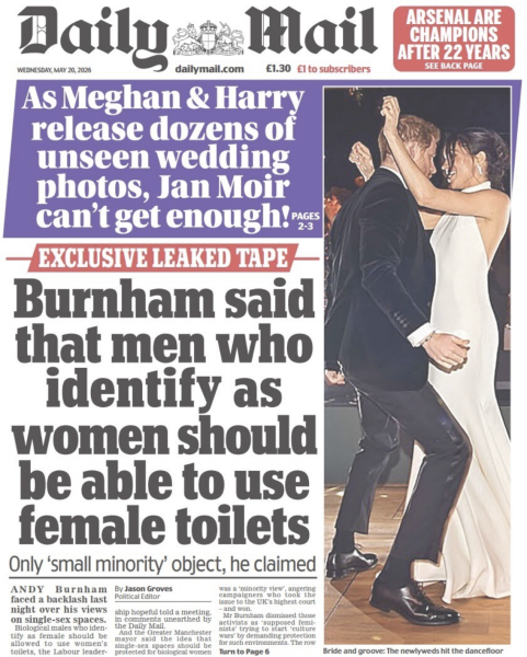 Burnham - does he know what a woman is?