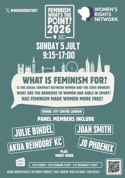 Feminism. What’s the point? - WRN National Conference - 5 July 2026 - London