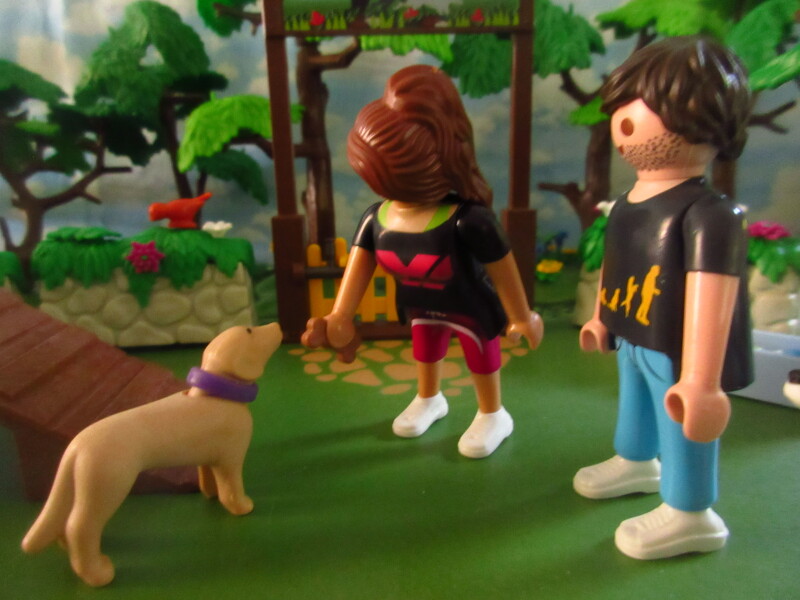 It's Springtime in Eastgate Park for the Playmobil people in our house...