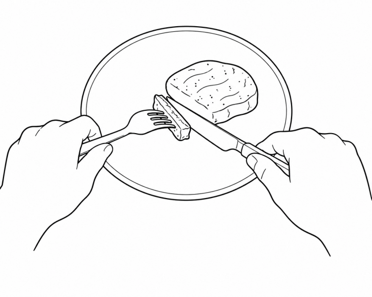 AIBU to think knife is IN FRONT of the fork! (lighthearted, but infuriating)