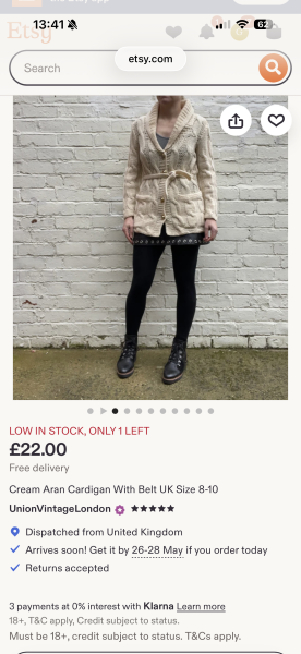 Can you help my unfashionable quest for a cardigan?