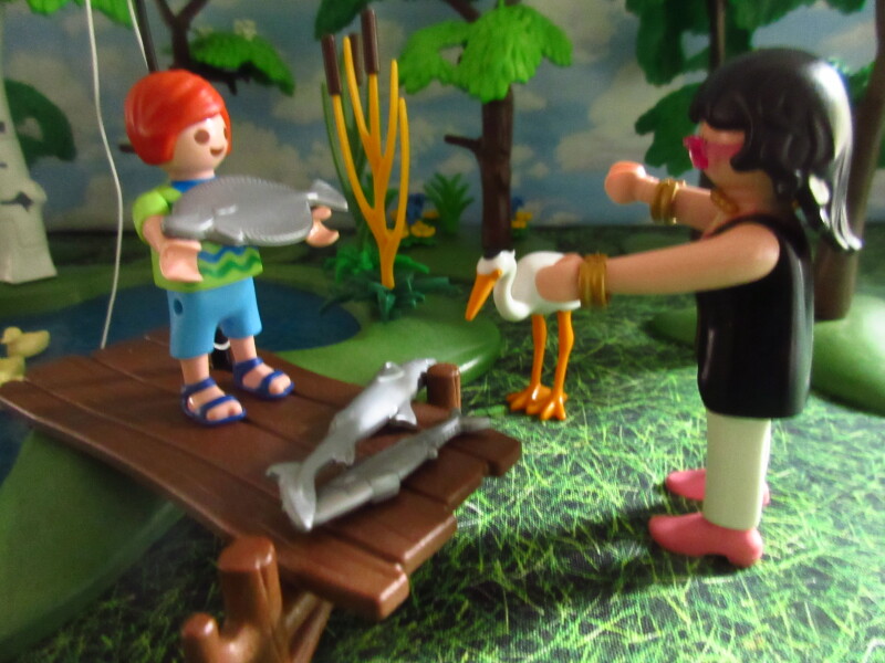 It's Springtime in Eastgate Park for the Playmobil people in our house...