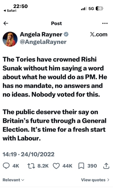 Would you vote for Angela Rayner?