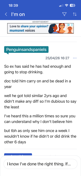 Support group for those affected by someone else's drinking thread 5