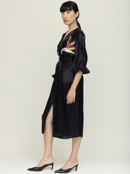 What stylish dress to impress options suit a curvy mid-forties figure?