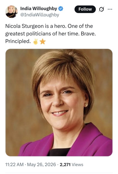 Nicola Sturgeon didn't know her husband stole £400,000