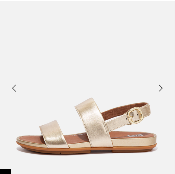 Gold Gracie Fitflop sandals