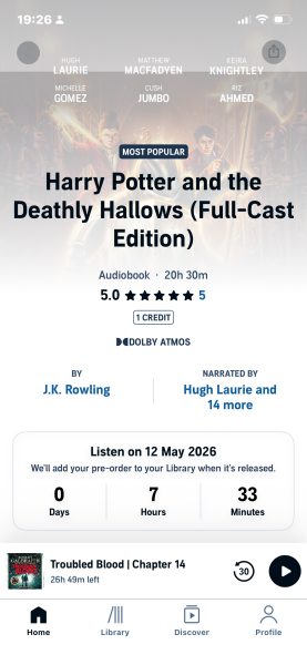Harry Potter - the full-cast Audible edition