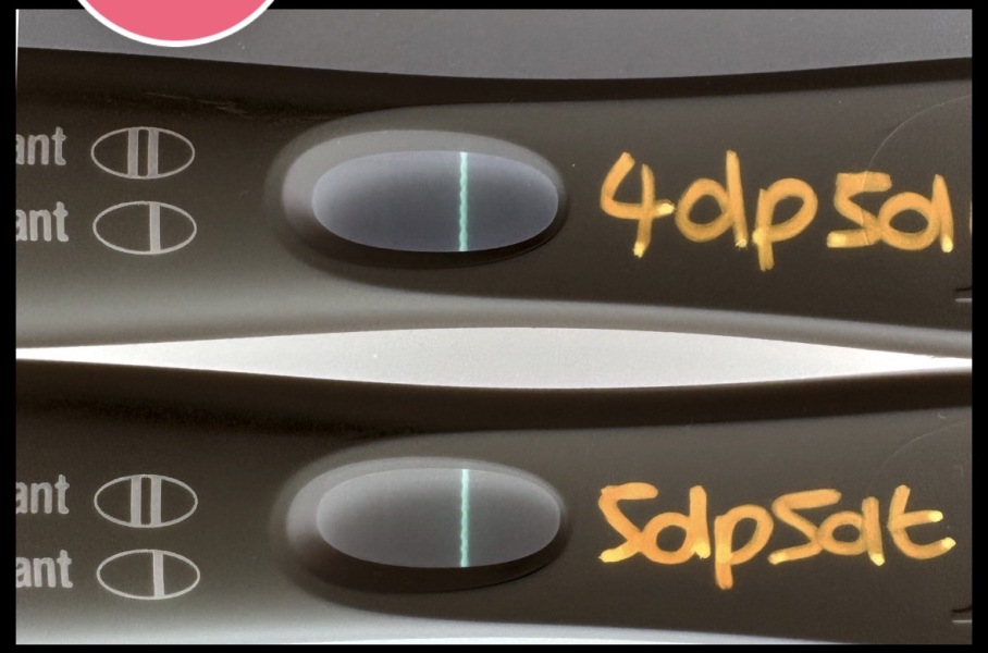 Could this early positive still be the trigger after embryo transfer? **PHOTOS**