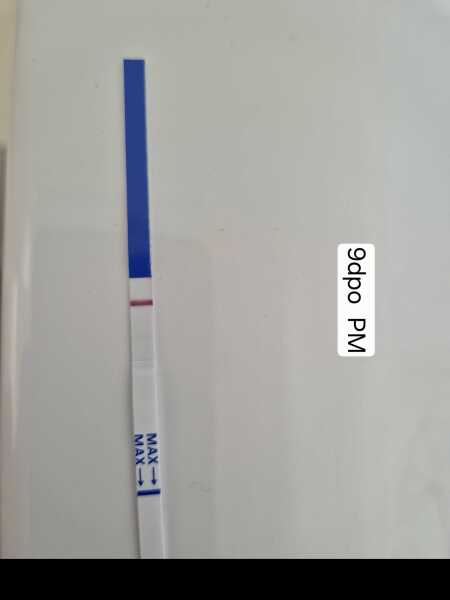 9dpo faint positive?
