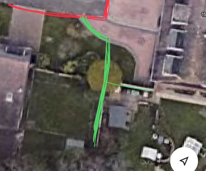 Neighbours made driveway over new home’s boundary.