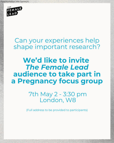 Pregnancy health focus group in London for recent and current mums