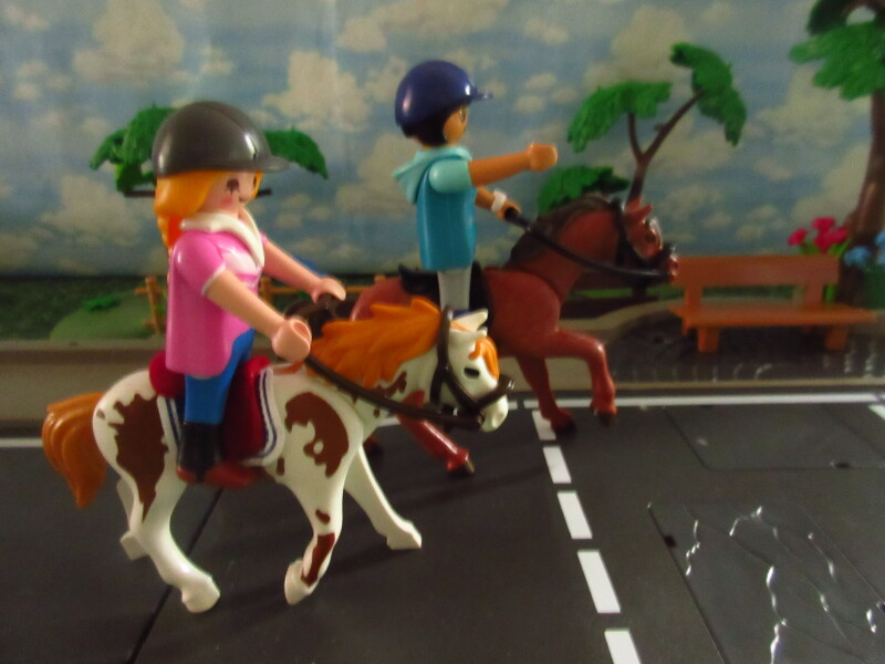 It's Springtime in Eastgate Park for the Playmobil people in our house...