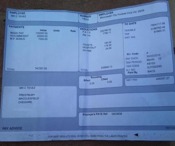 Somebody left a Cash Withdrawal receipt sticking out of the ATM in the local Morrisons. £86,398 in their account...