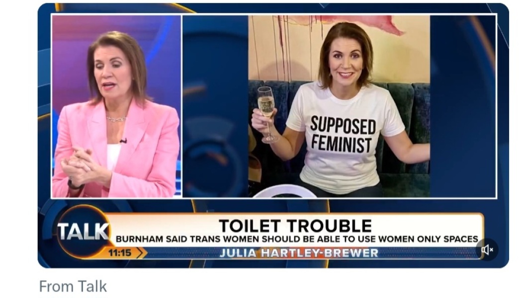 Burnham - does he know what a woman is?