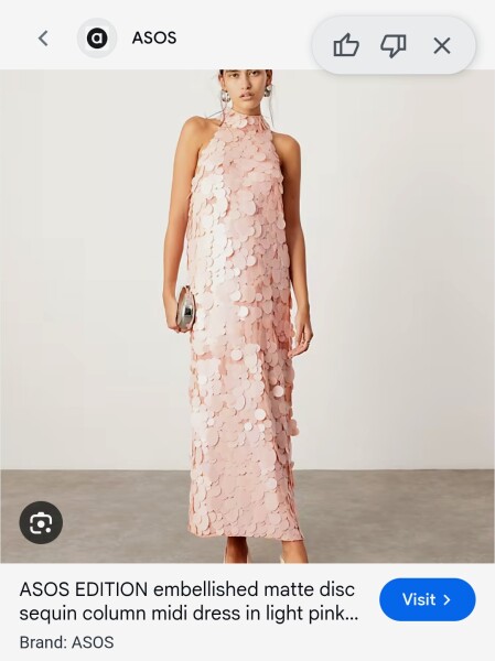 Suitable wedding guest outfit for an evening-only wedding reception