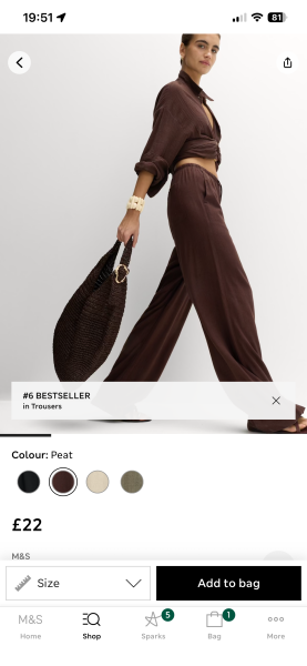 Linen trousers