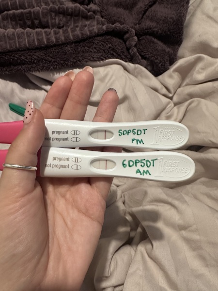 Anyone else in the two week wait after IVF transfer?