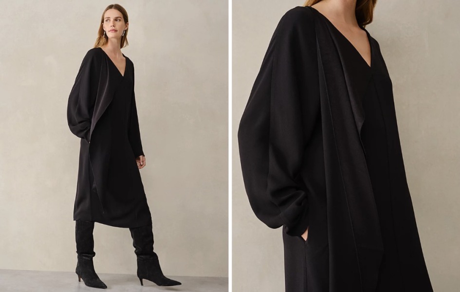 What stylish dress to impress options suit a curvy mid-forties figure?