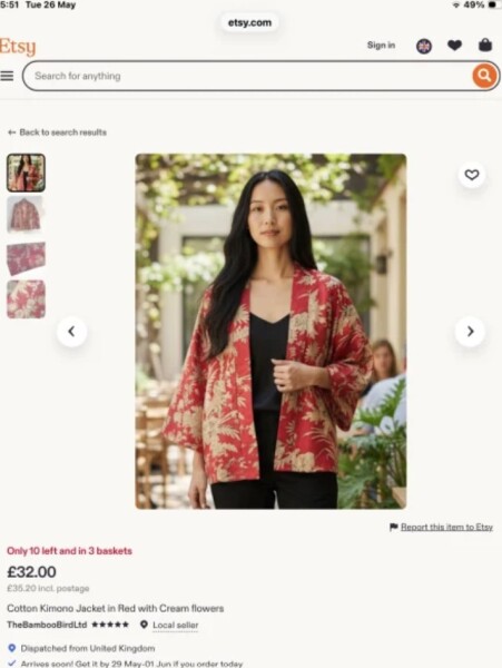 Cover up for sunny days - anyone remember this from the night manager?