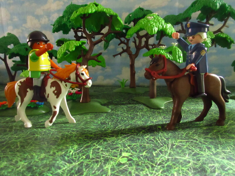 It's Springtime in Eastgate Park for the Playmobil people in our house...
