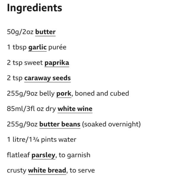 What can I do to belly pork and butter bean stew to make it more tasty?