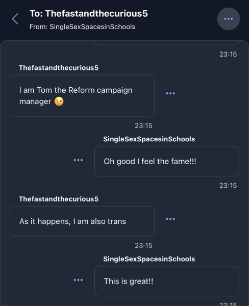 Reform sending private messages for support in Wigan