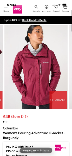 Lightweight waterproof
