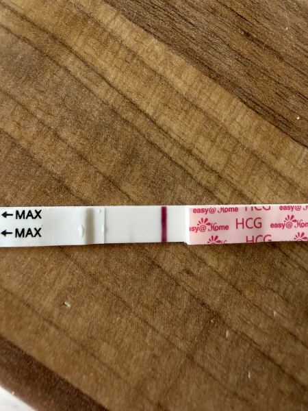 Pregnant or evap line?