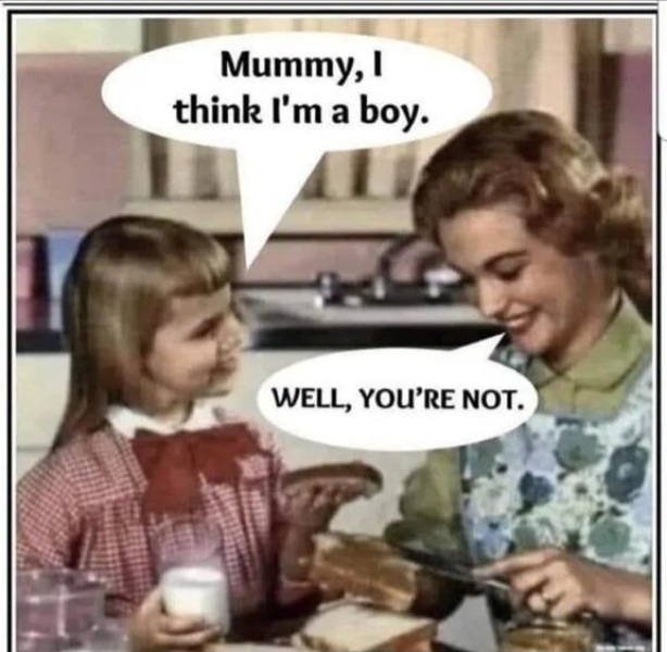 3yo DD says she's a boy