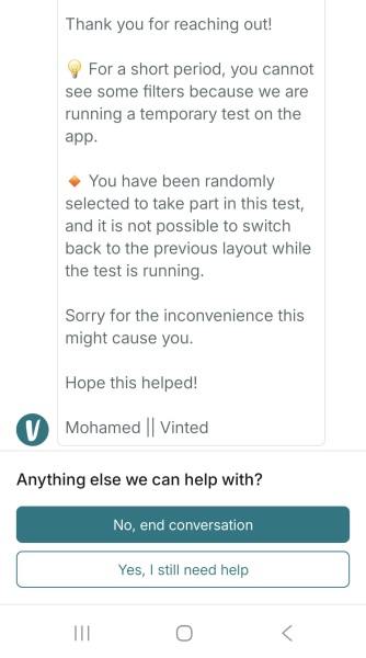 Is Vinted broken?