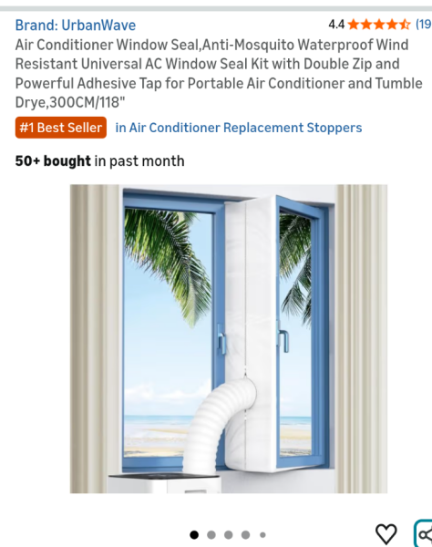 Cat window guard I can use with portable air con hose