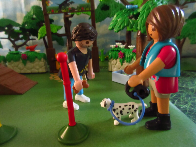 It's Springtime in Eastgate Park for the Playmobil people in our house...