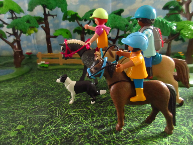 It's Springtime in Eastgate Park for the Playmobil people in our house...