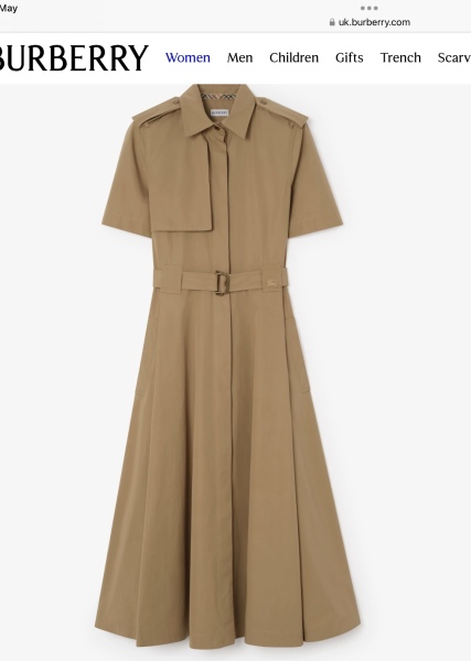 Looking for a polished khaki shirt dress for a wedding anniversary