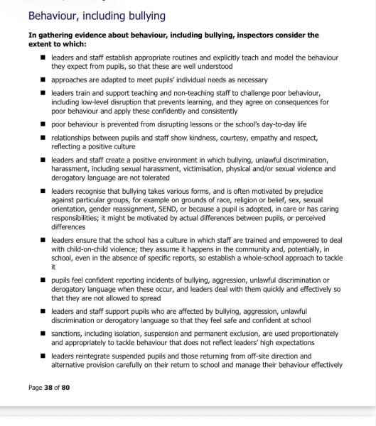 Would your primary school treat these threats and assaults as violence?