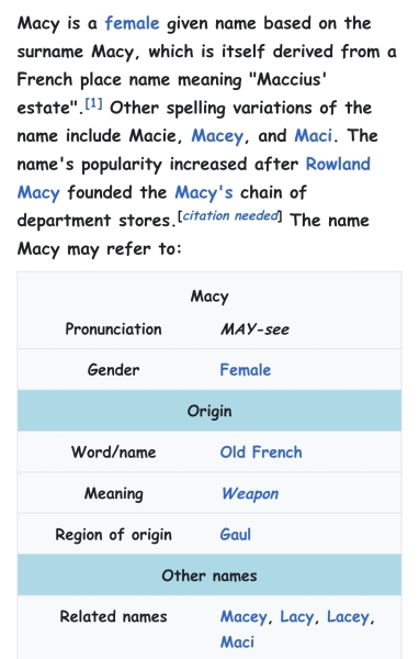 Macy