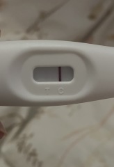 Can anyone else see a faint line on this pregnancy test?
