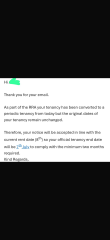 Notice Period - Nee Renters Rights Advice Please