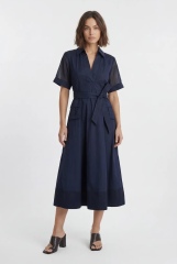 Looking for a polished khaki shirt dress for a wedding anniversary