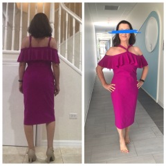What top/shoes/fascinator/hat for this wedding outfit?