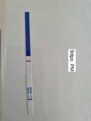 9dpo faint positive?