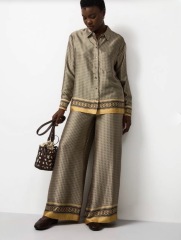 Where can I find a flowing two-piece trouser set on the high street?