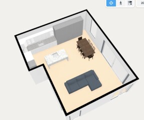 Would a 3m kitchen extension give enough space for open plan living?