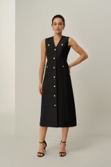 Looking for a polished khaki shirt dress for a wedding anniversary